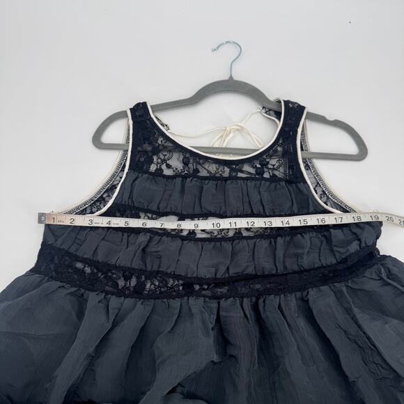 Free People Intimately Women's Medium Black Current Obsession Mini Sleep Dress - Picture 10 of 11